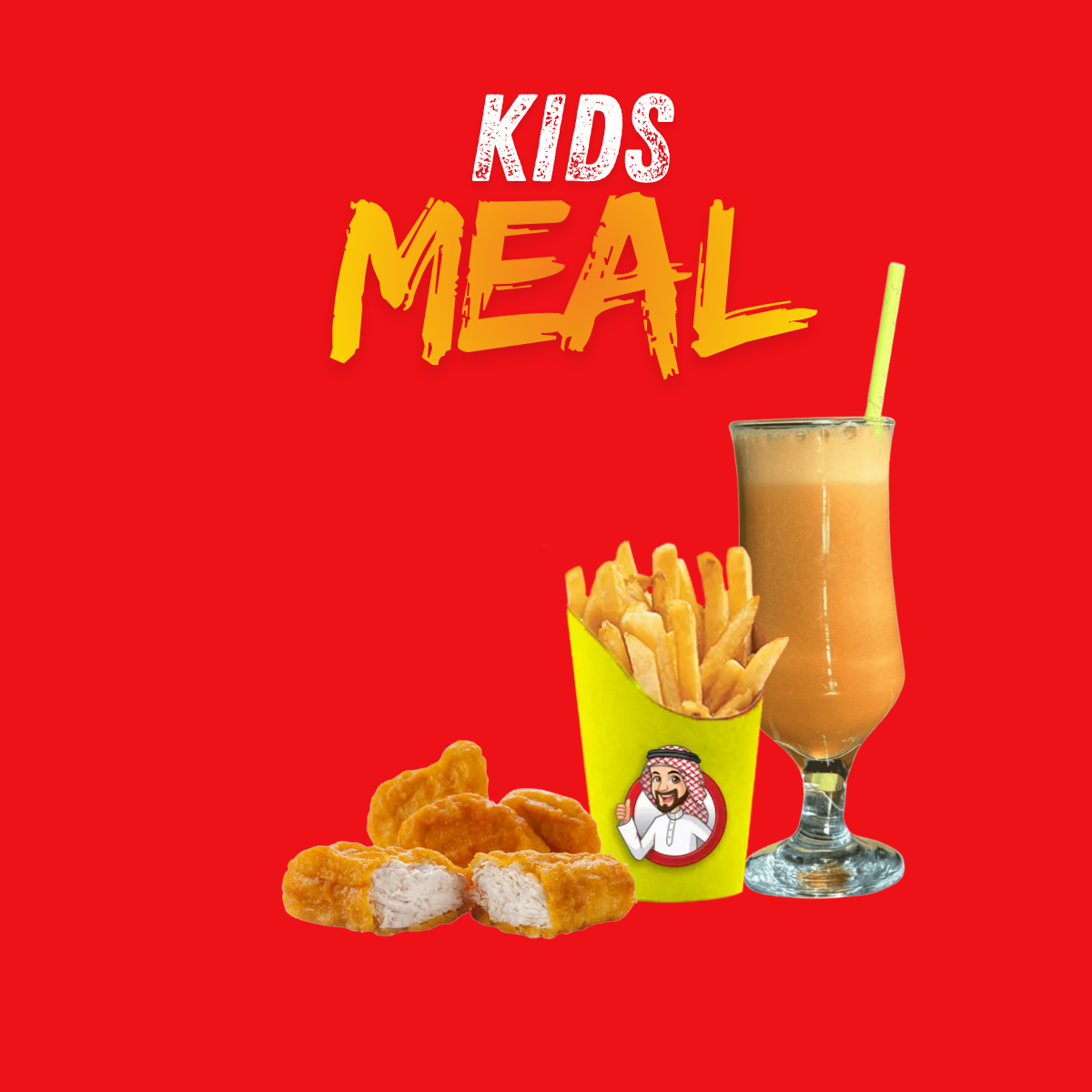 Kids Meal #1 (4 Nuggets + Fries + Juice)