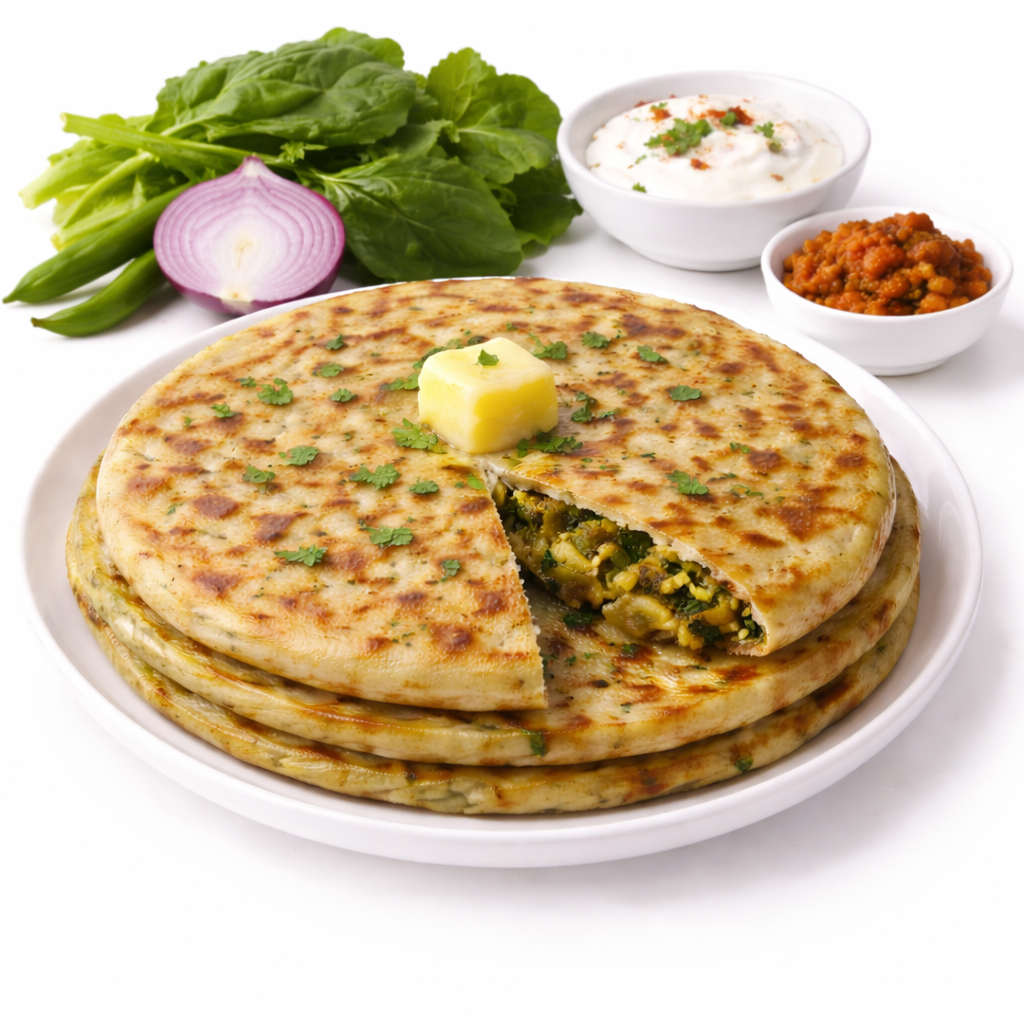 Saag Paratha