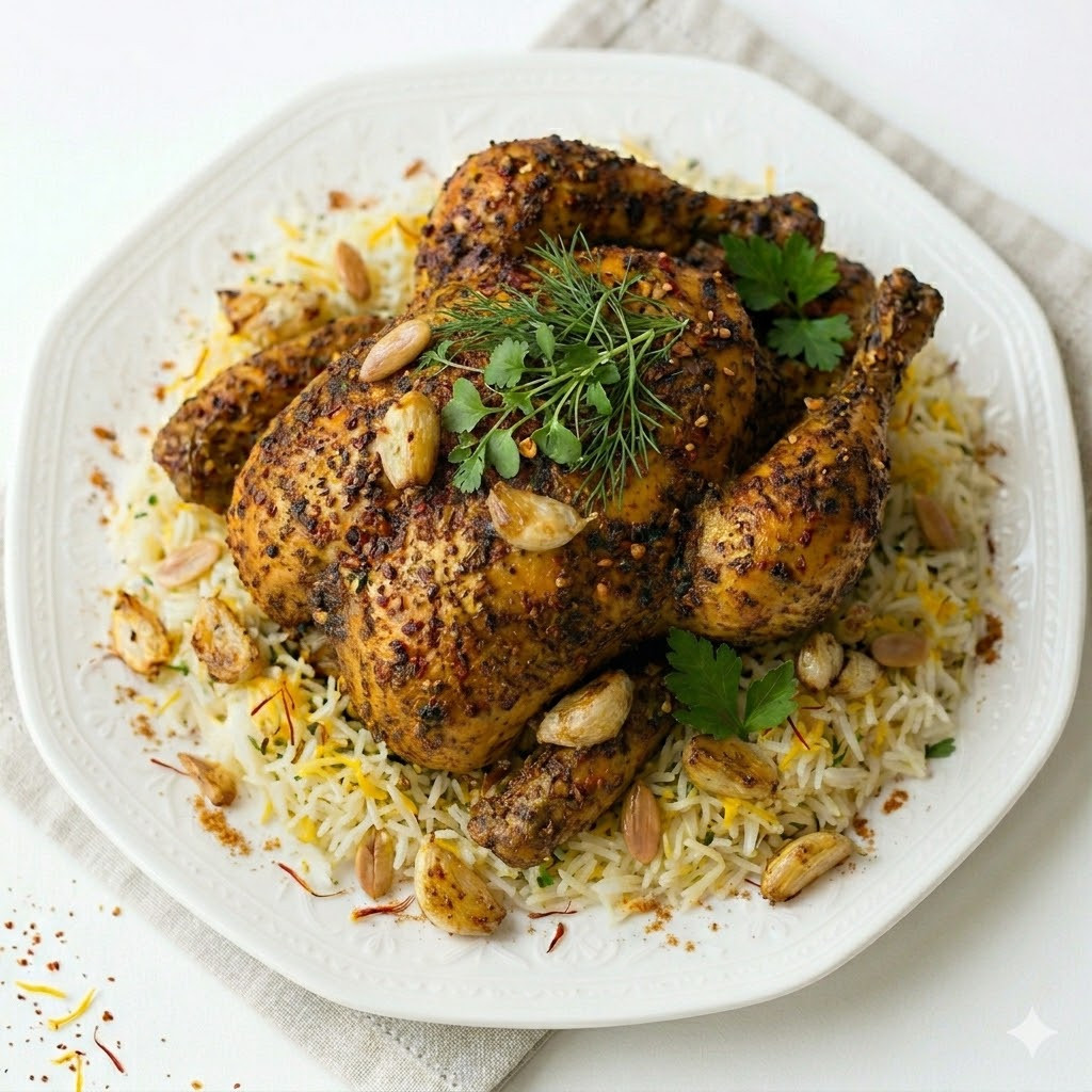garlic spice sajji