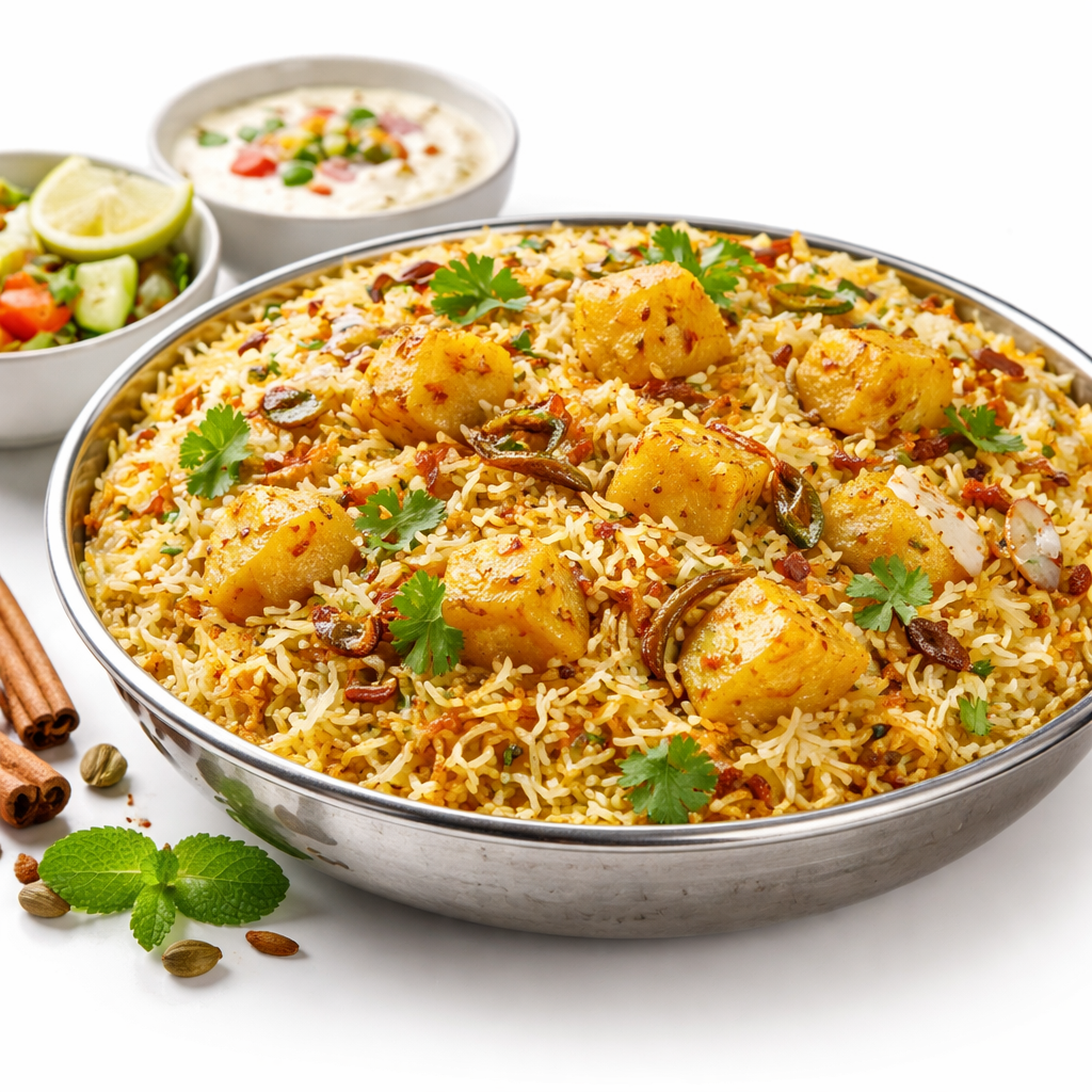 Sada Alo Biryani single