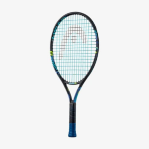 Tennis Racket- Novak Junior 21 inch 180G Strung Black/Blue