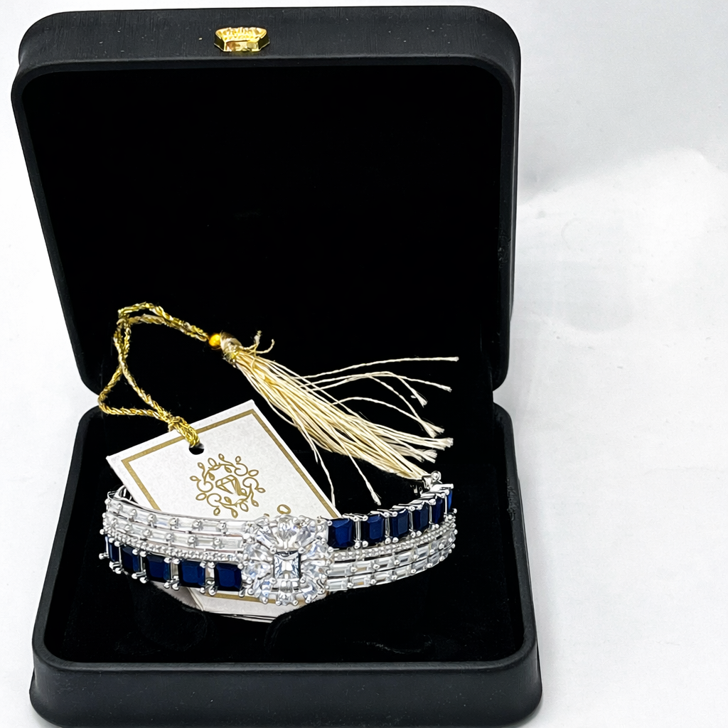 Silver Flower Zirkon Bracelet