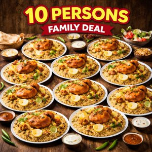 Pack of 10 Chicken Biryani Combo