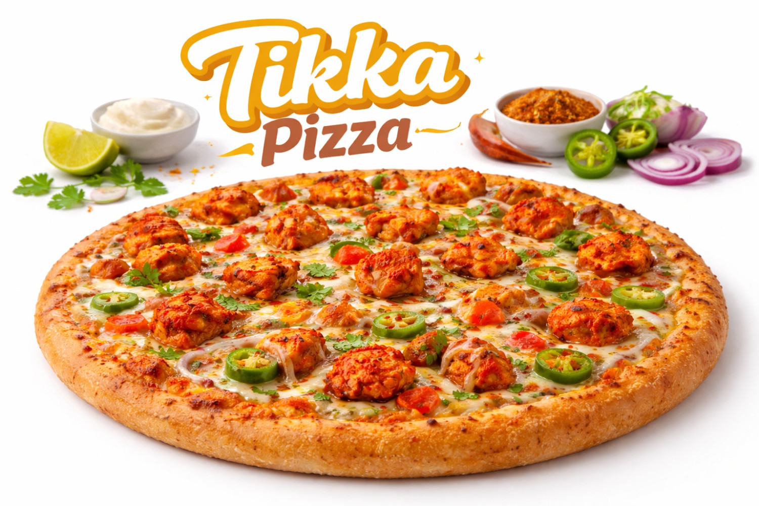 Tikka pizza
