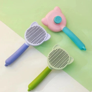 One click button brush